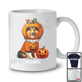 Personalized Custom Name Pumpkin Sheltie; Humorous Halloween Costume Family T-Shirt