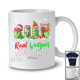 Personalized Custom Name Real Vegan Squad; Amazing Christmas Four Pickle in Can; Family T-Shirt