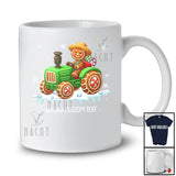 Personalized Custom Name Riding Tractor; Joyful Christmas Tractor Candy Canes; Baking Baker T-Shirt