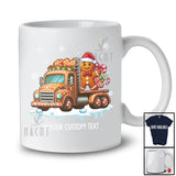 Personalized Custom Name Riding Truck; Joyful Christmas Truck Candy Canes; Baking Baker T-Shirt