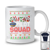 Personalized Custom Name Santa's Pilot Squad; Fantastic Christmas Sweater; Careers Jobs T-Shirt