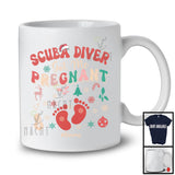 Personalized Custom Name Scuba Diver Got Me Pregnant; Lovely Christmas Pregnancy; Jobs T-Shirt