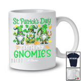 Personalized Custom Name St. Patrick's Day With My Gnomies; Lovely Three Gnomes; Shamrocks T-Shirt