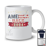 Personalized Custom Name Take America Back 2024; Awesome Election US Flag; Trump President T-Shirt