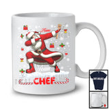 Personalized Custom Name Team Chef, Awesome Christmas Santa Snowing, Careers Group T-Shirt
