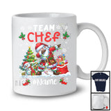 Personalized Custom Name Team Chef, Joyful Christmas Santa Snowman Dabbing, Careers T-Shirt