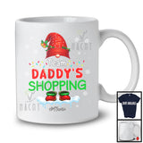 Personalized Custom Name Team Daddy's Shopping; Joyful Christmas Shopping Gnome; Family T-Shirt