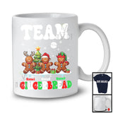 Personalized Custom Name Team Gingerbread; Amazing Christmas Snowing; X-mas Family Group T-Shirt