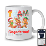 Personalized Custom Name Team Gingerbread; Fantastic Christmas Lights Snowing; Family Baker T-Shirt