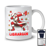 Personalized Custom Name Team Librarian, Awesome Christmas Santa Snowing, Careers Group T-Shirt