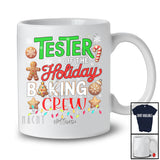 Personalized Custom Name Tester Of The Holiday Baking Crew; Amusing Christmas Cookies Baker T-Shirt