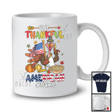 Personalized Custom Name Thankful American; Proud Thanksgiving Turkey With America Flag; Family T-Shirt