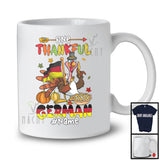 Personalized Custom Name Thankful German; Proud Thanksgiving Turkey With Germany Flag; Family T-Shirt