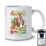 Personalized Custom Name Thankful Guyanese; Proud Thanksgiving Turkey With Guyana Flag; Family T-Shirt