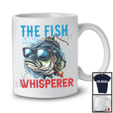 Personalized Custom Name The Fish Whisperer, Humorous Fish Wearing Sunglasses, Fishing Lover T-Shirt