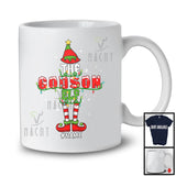 Personalized Custom Name The Godson Elf; Wonderful Christmas Lights Elf Pajamas; Family T-Shirt