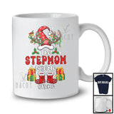 Personalized Custom Name The Stepmom Gnome; Awesome Christmas Gnome Reindeer; Family T-Shirt