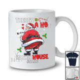 Personalized Custom Name There's A Ho In This House; Fantastic Christmas Naughty Santa T-Shirt