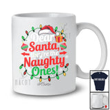 Personalized Custom Name They're The Naughty Ones; Fantastic Christmas Lights Santa; Family T-Shirt