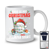 Personalized Custom Name This Is My Christmas Pajama Shirt; Fantastic Santa Golf Player; Sport T-Shirt