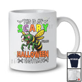 Personalized Custom Name This Is My Scary Halloween Costume; Scary Zombie Bee Flying T-Shirt