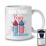 Personalized Custom Name Trade Pops For Firecrackers, Lovely 4th Of July Fireworks, Family T-Shirt