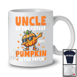 Personalized Custom Name Uncle Of Cutest Pumpkin; Lovely Thanksgiving Dabbing Family T-Shirt