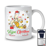 Personalized Custom Name Vegan Christmas Squad, Joyful X-mas Santa Reindeer Banana, Fruit T-Shirt