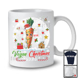 Personalized Custom Name Vegan Christmas Squad, Joyful X-mas Santa Reindeer Carrot, Fruit T-Shirt