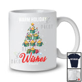 Personalized Custom Name Warm Holiday Wishes; Awesome Christmas Lights Tree Dumpster T-Shirt