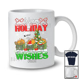 Personalized Custom Name Warm Holiday Wishes; Humorous Christmas Lights Three Dumpster Fire T-Shirt