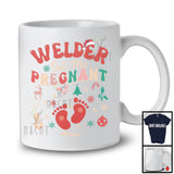 Personalized Custom Name Welder Got Me Pregnant; Lovely Christmas Pregnancy; Jobs Family T-Shirt