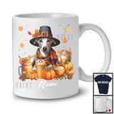 Personalized Custom Name Whippet Coffee Smoothie, Lovely Thanksgiving Pumpkin Drinks T-Shirt