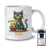 Personalized Custom Name Zombie Cat; Creepy Halloween Costume Cat; Animal Lover T-Shirt