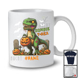 Personalized Custom Name Zombie T-Rex; Creepy Halloween Costume T-Rex; Animal Lover T-Shirt