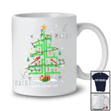 Personalized Custom Text Plumber Equipments Christmas Tree; Amazing X-mas Lights Family T-Shirt