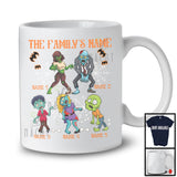 Personalized Custom The Family's Name, Creepy Halloween Costume Zombie, Family Group T-Shirt