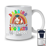 Personalized Dabbing Through 100 Days Of School; Joyful Custom Name Guinea Pig Student Teacher T-Shirt