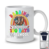 Personalized Dabbing Through 100 Days Of School; Joyful Custom Name Sloth Student Teacher T-Shirt