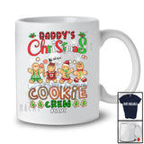 Personalized Daddy's Christmas Cookie Crew; Fantastic Plaid Gingerbread; Custom Name Family Baking T-Shirt