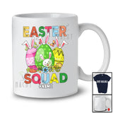 Personalized Easter Squad; Adorable Easter Day Three Bunny Eggs; Custom Name Family T-Shirt