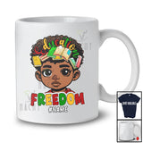 Personalized Education Freedom; Proud Black History Month Book As Brain; Custom Name Boy Afro T-Shirt