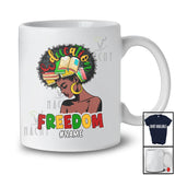 Personalized Education Freedom; Proud Black History Month Book As Brain; Custom Name Women Afro T-Shirt