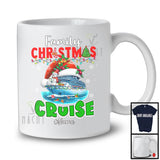 Personalized Family Christmas Cruise; Joyful X-mas Custom Name Santa Cruise Ship; Snowman T-Shirt