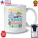 Personalized Family Cruise Hawaii 2025, Joyful Summer Vacation Custom Name, Cruise Ship Group T-Shirt