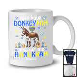 Personalized Feed Your Donkeykah Time For Hanukkah; Adorable Custom Name Donkey; Farm Farmer T-Shirt