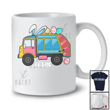 Personalized Garbage Truck Easter Bunny; Amazing Custom Name Garbage Truck Driver; Boys Family T-Shirt