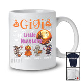 Personalized Gigi Of Little Monsters; Creepy Halloween Family Custom Name Group T-Shirt