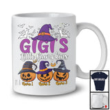 Personalized Gigi's Little Pumpkins; Scary Halloween Custom Name Witch; Family Group T-Shirt