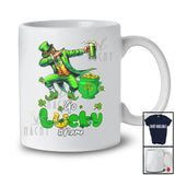 Personalized Go Lucky; Happy St. Patrick's Day Custom Name Dabbing Leprechaun; Drinking T-Shirt